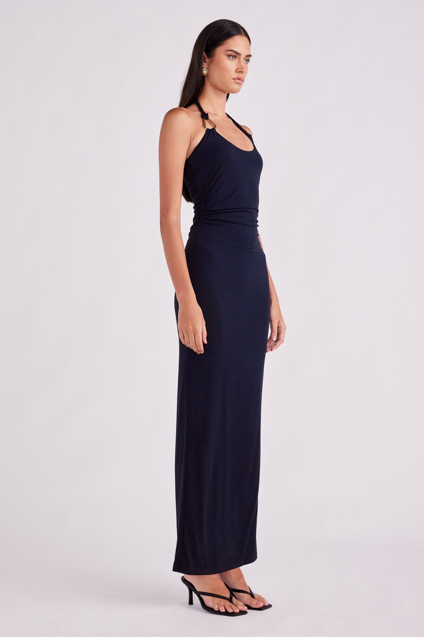 ASH TANK DRESS BLACK 2