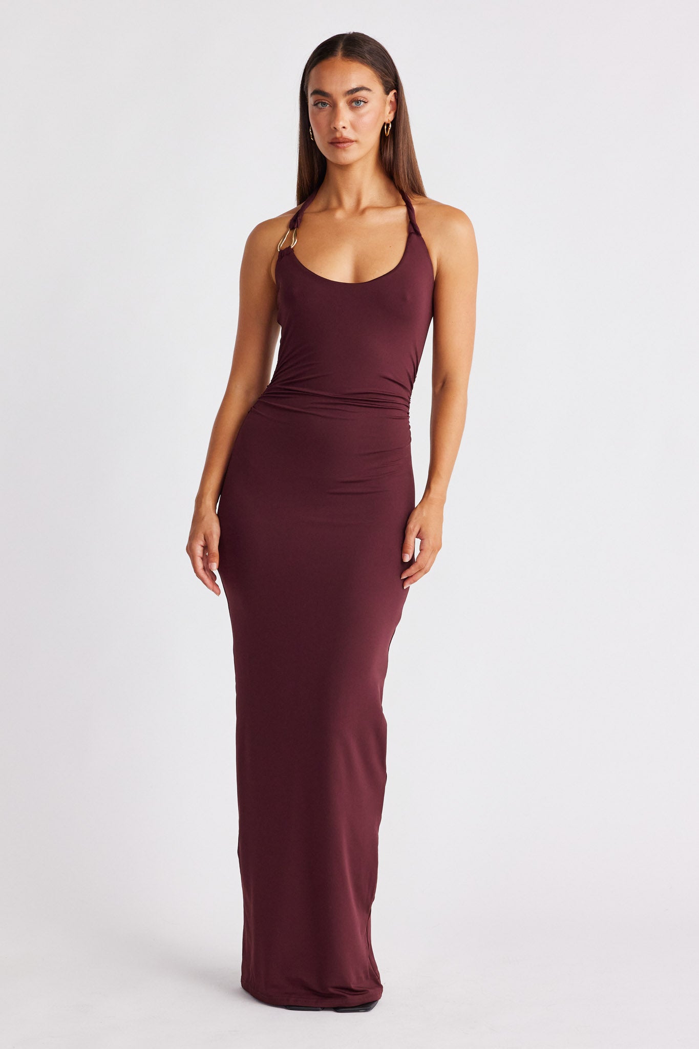 ASH TANK DRESS CABERNET 1
