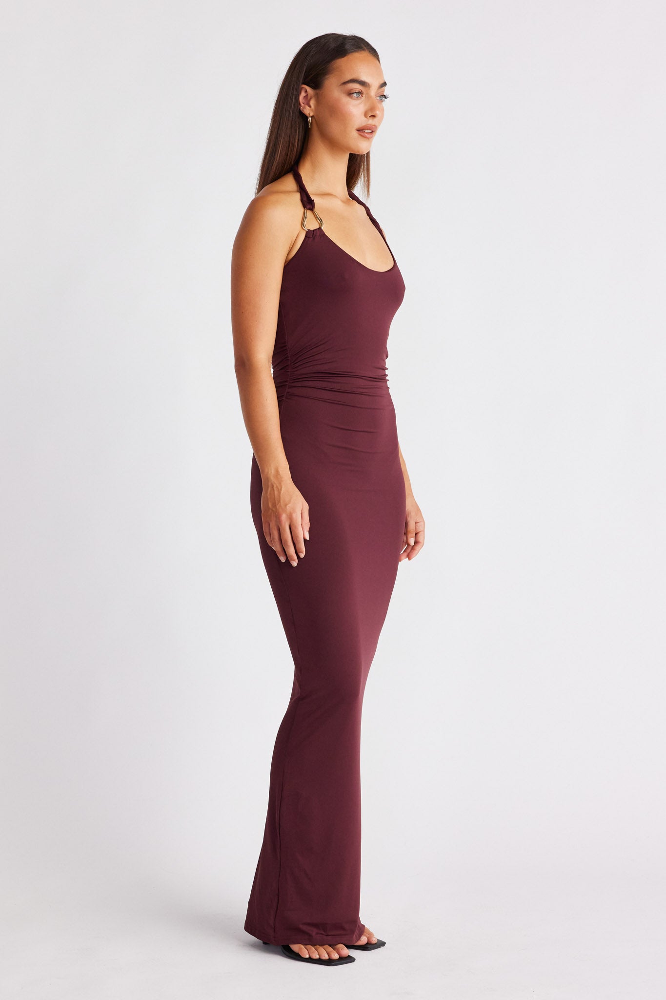 ASH TANK DRESS CABERNET 2