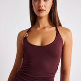 ASH TANK DRESS CABERNET 5