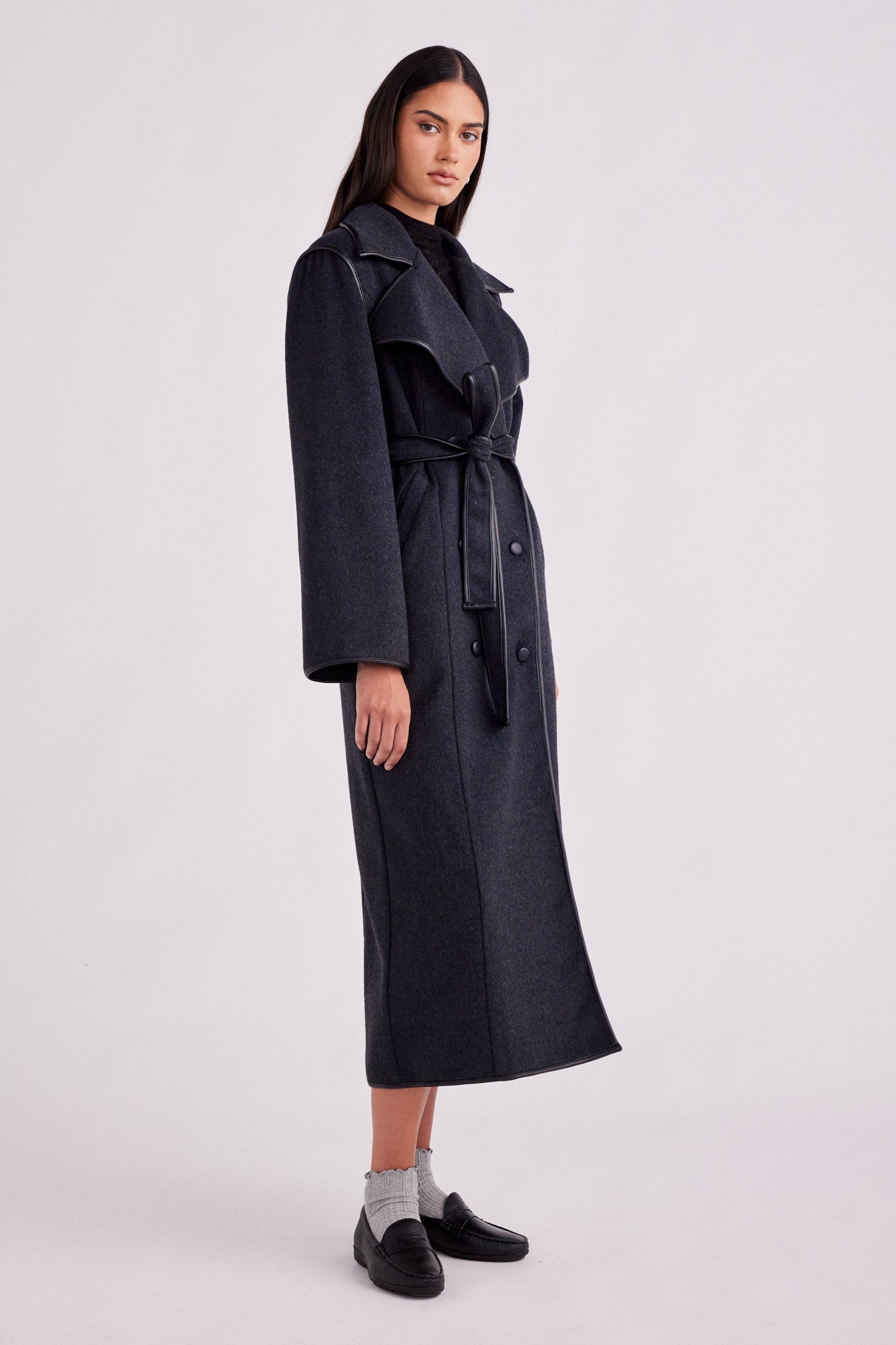 DAWES COAT CHARCOAL 5