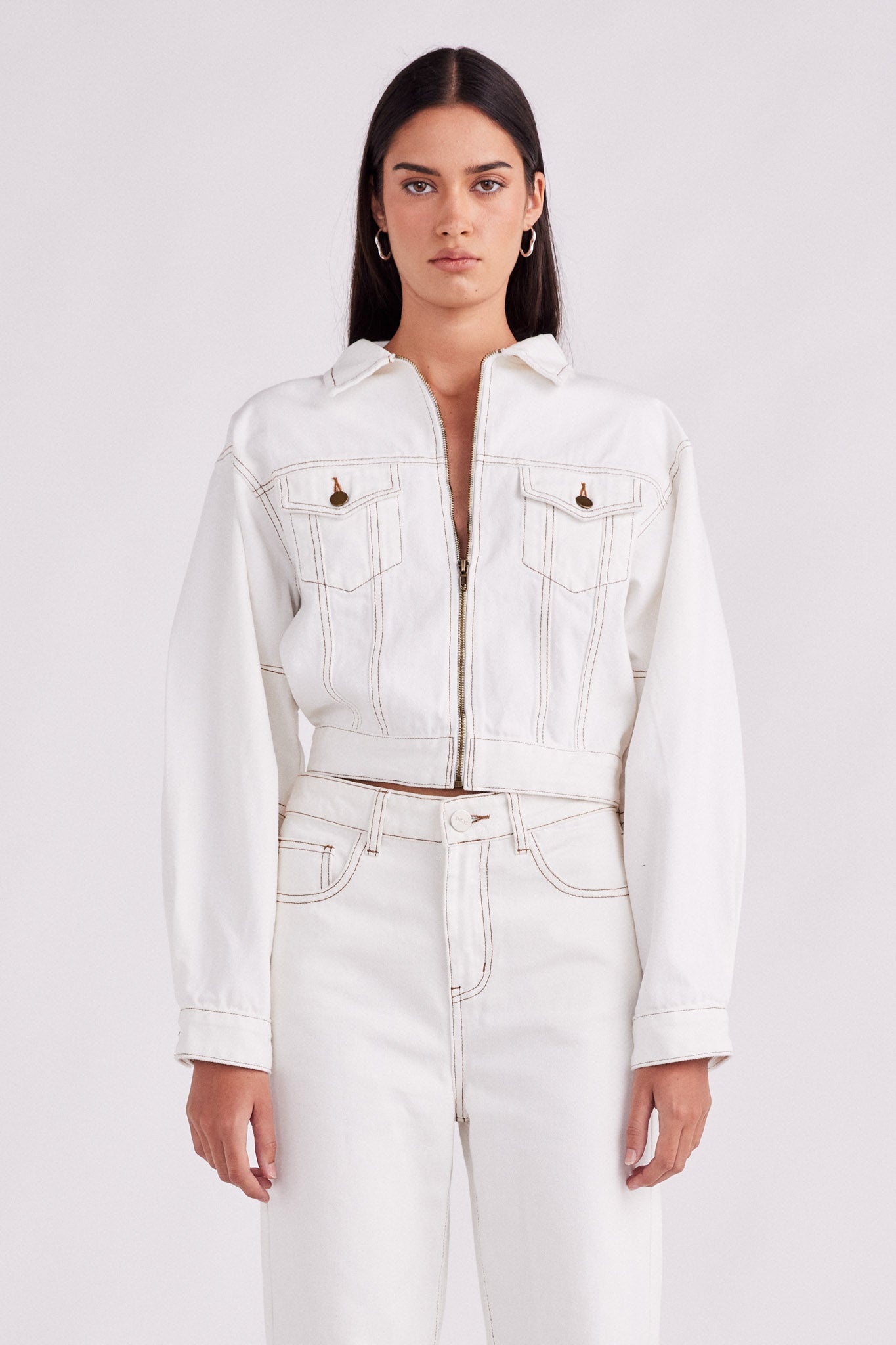 RUNE DENIM SET WHITE 2