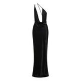 JOHANNA COWL NECK MAXI DRESS