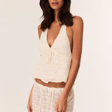 INDIE HALTERNECK TOP