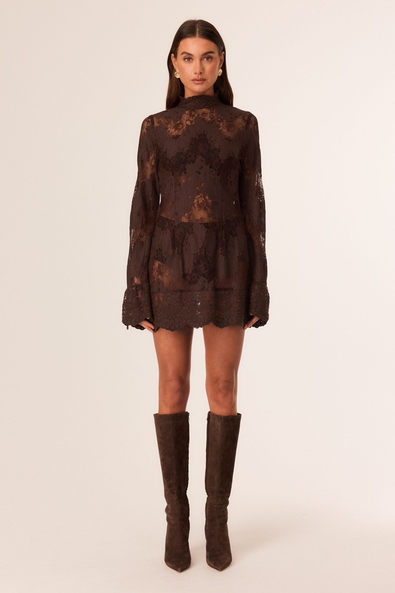ASTRA LACE MINI DRESS