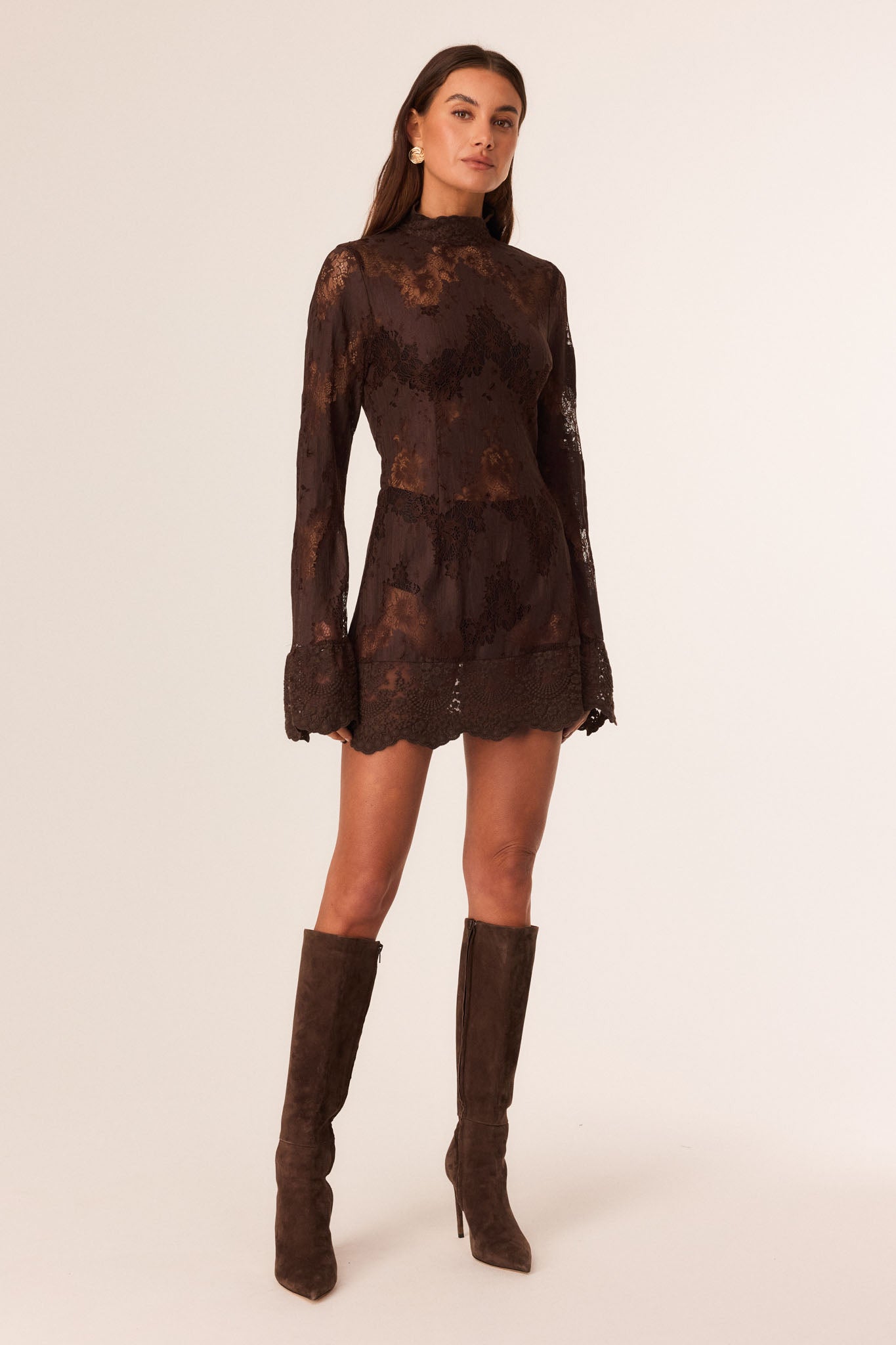 ASTRA LACE MINI DRESS – SNDYS US