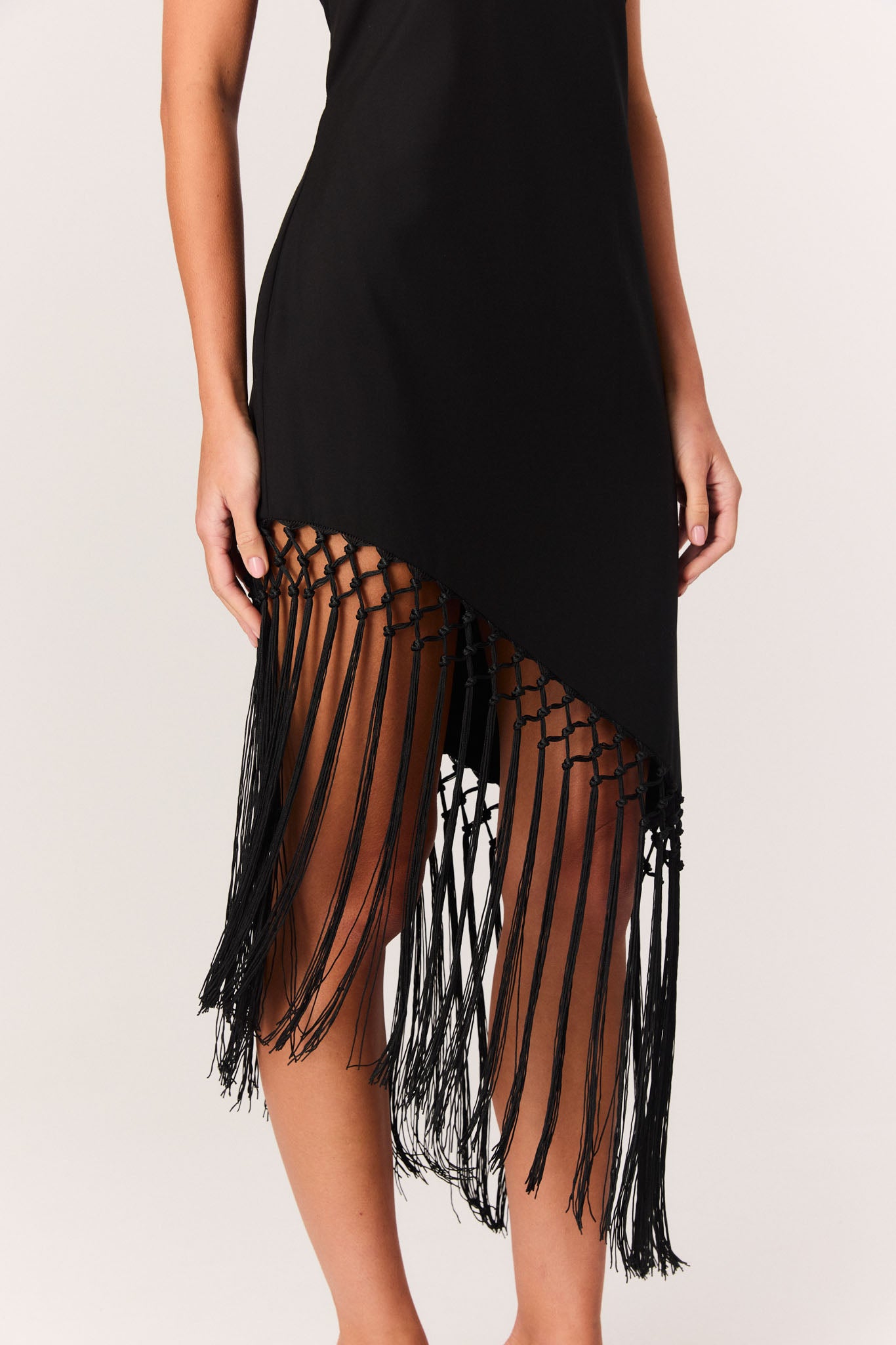 sndys black mini dress SNDYS Caspian Mini Dress in Black