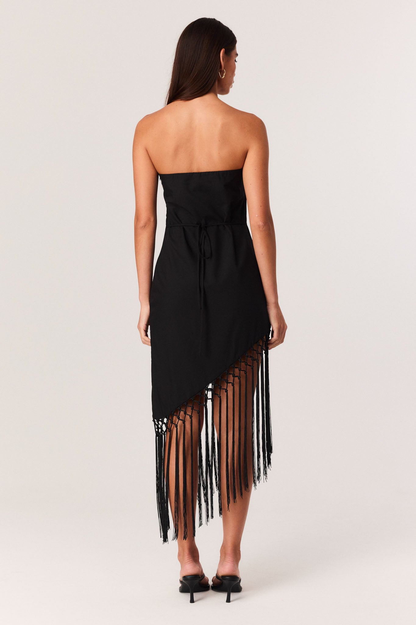 sndys black mini dress SNDYS Caspian Mini Dress in Black