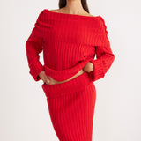 BROOKS OFF SHOULDER JUMPER