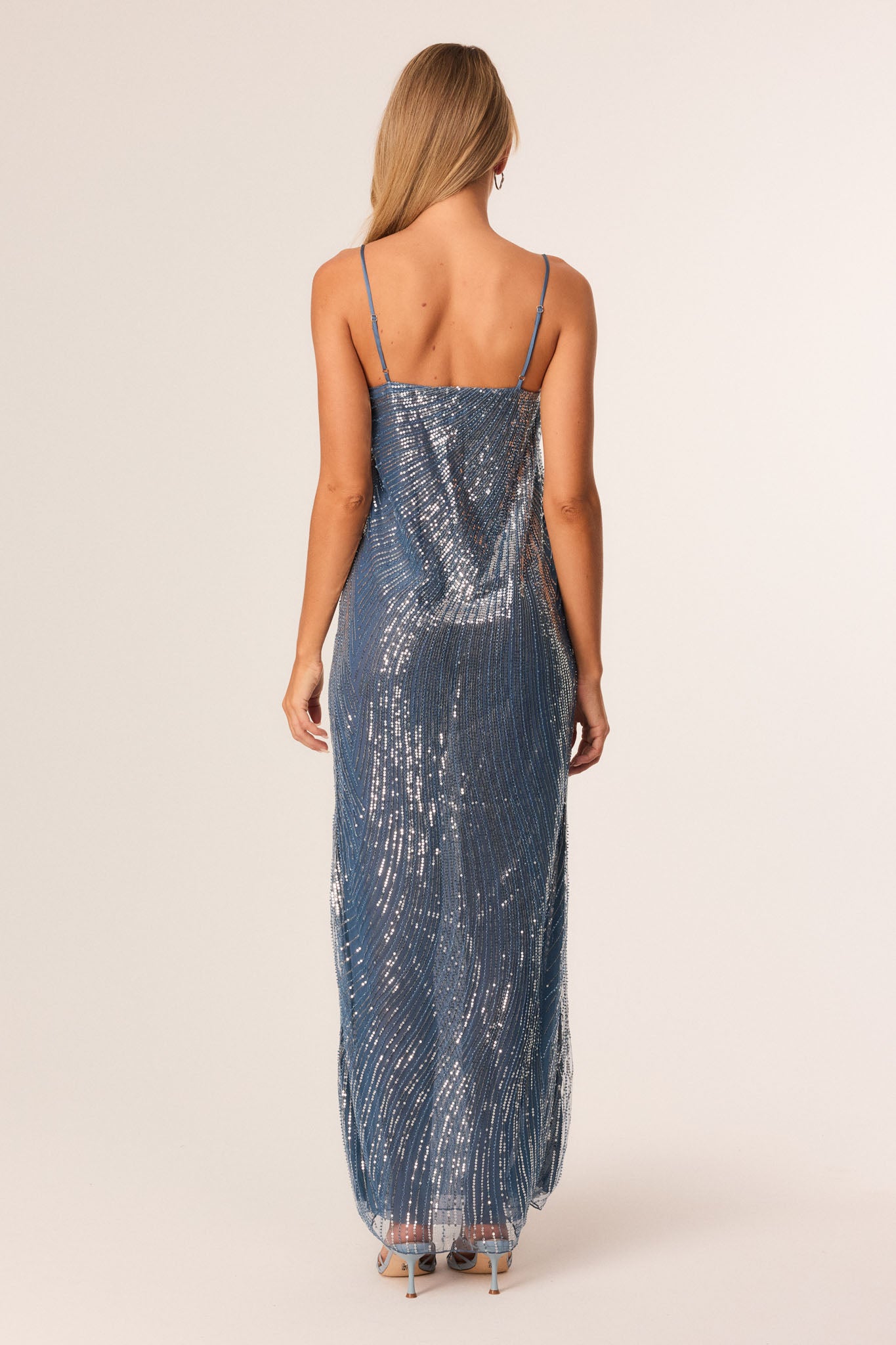 blue dress from sirens Imelda Dress Blue Print