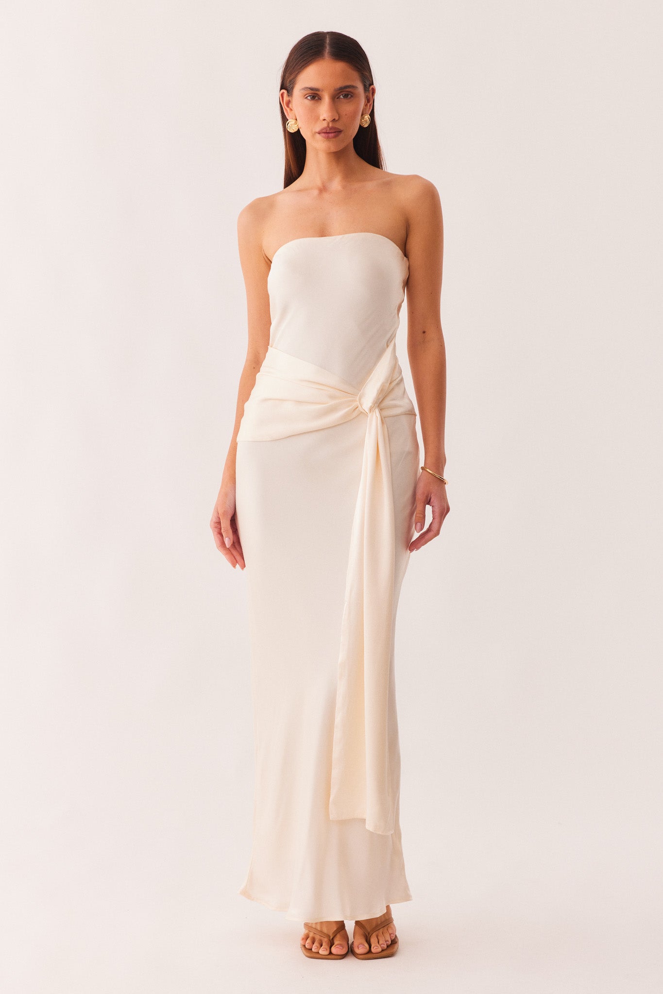 Angie Maxi Dress Oyster / 4XL Angie Maxi Dress Oyster / 4XL
