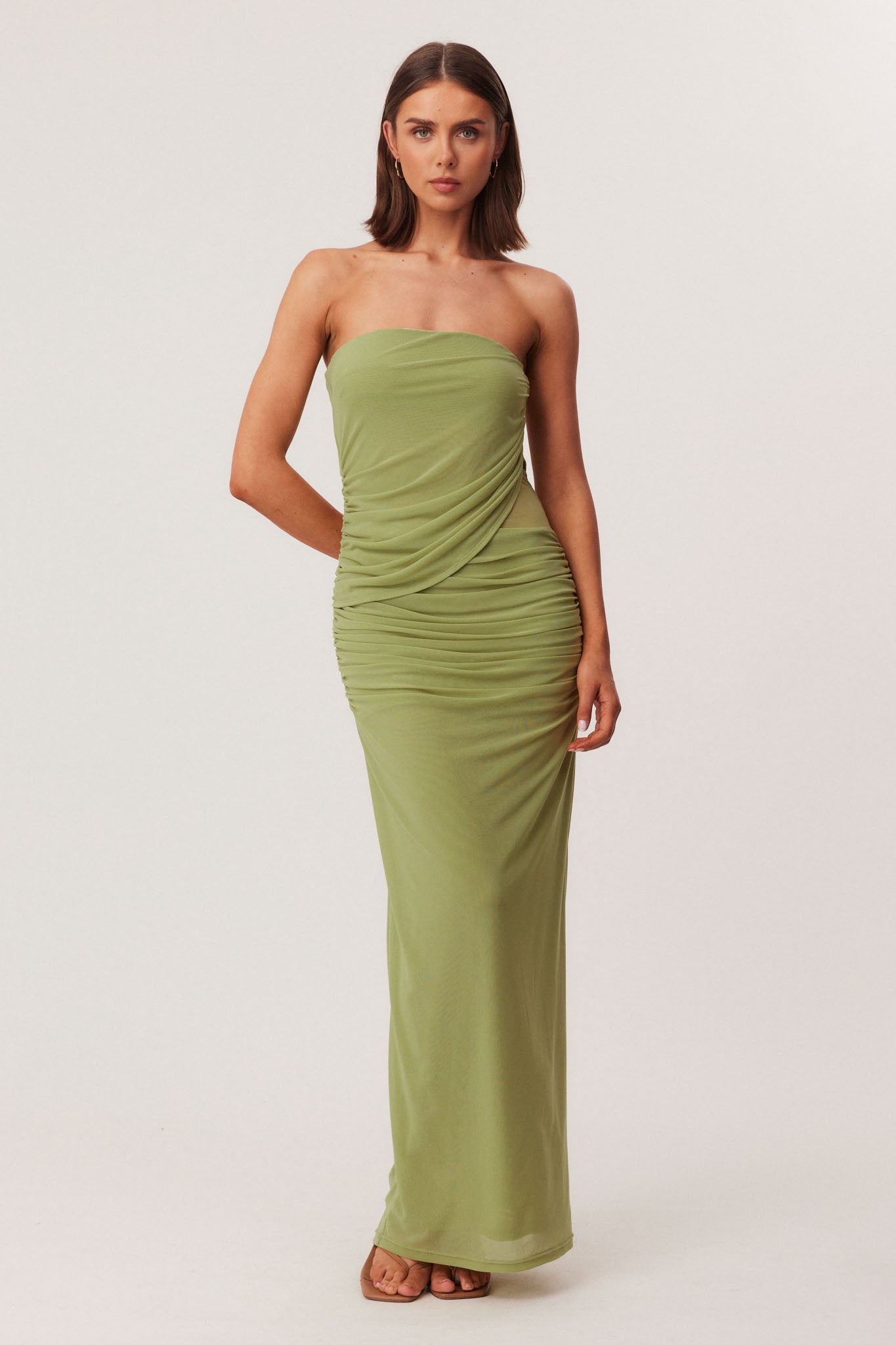 sndys green dress SNDYS