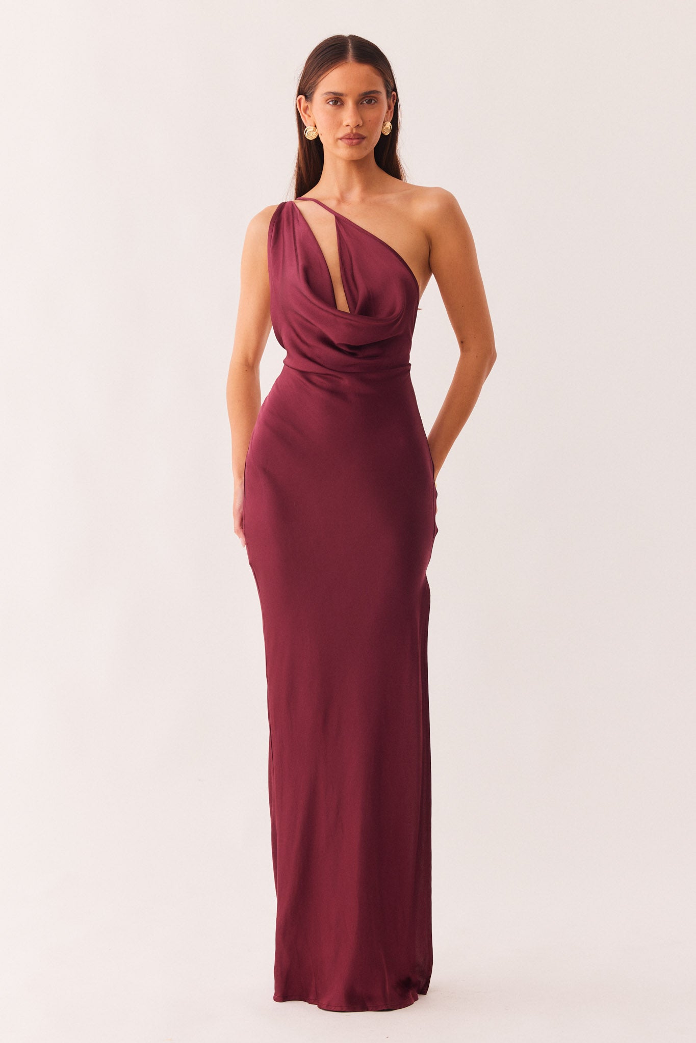 JOHANNA MAXI DRESS WINE / 3XL JOHANNA MAXI DRESS WINE / 3XL
