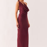 JOHANNA COWL NECK MAXI DRESS
