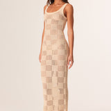 BREANNA SHIMMER MAXI DRESS