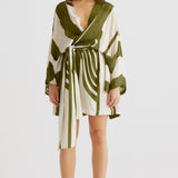 ALBA WRAP DRESS