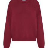 ELM CREW KNIT CABERNET