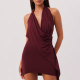 ISA-DRAPE-MINI-DRESS-CABERNET-4