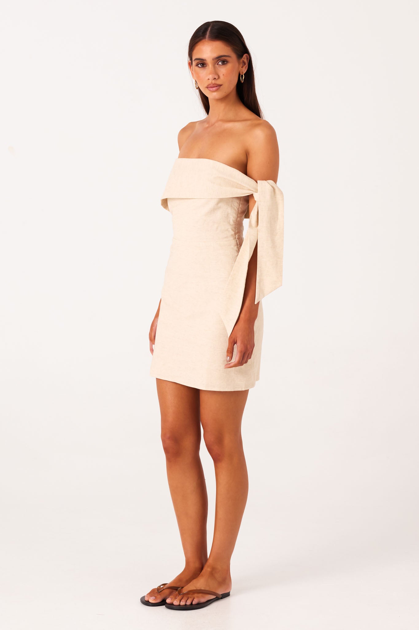 Jaymie Mini Dress Natural / 2XL