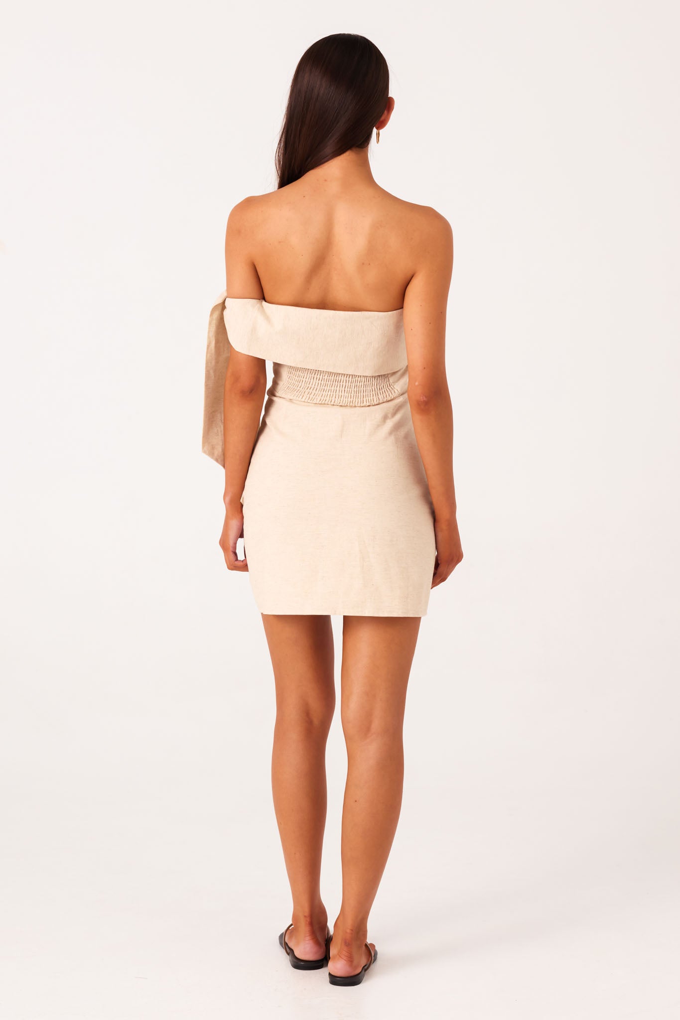 knee length dresses for ladies Jaymie Mini Dress Natural / 2XL