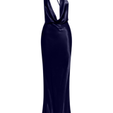 JOHANNA COWL NECK MAXI DRESS