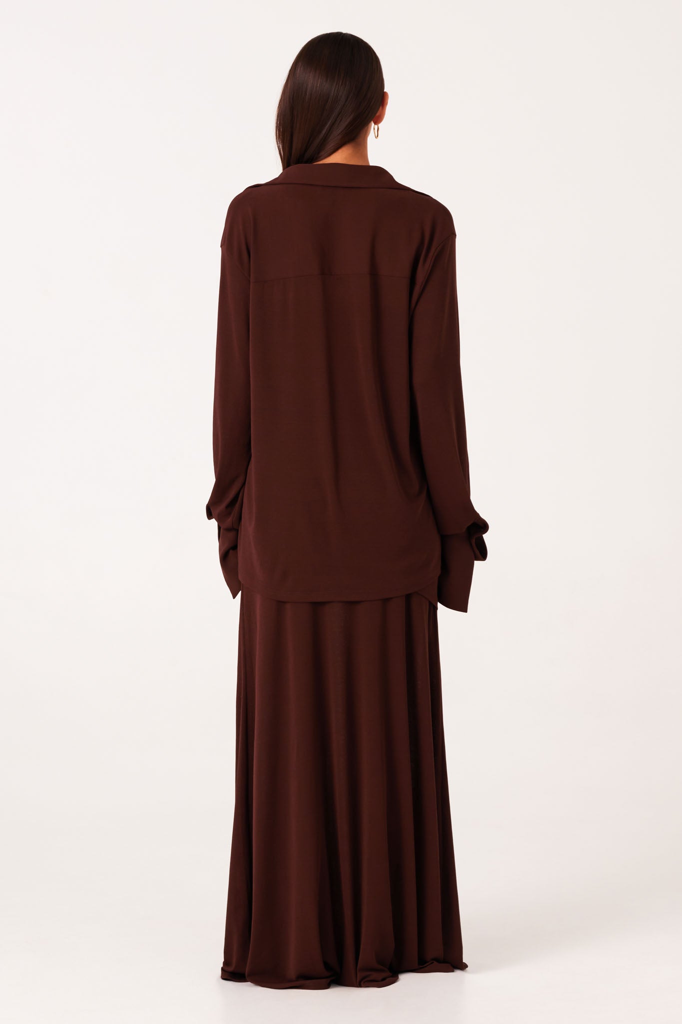 Kalea Maxi Skirt Chocolate / 2XS