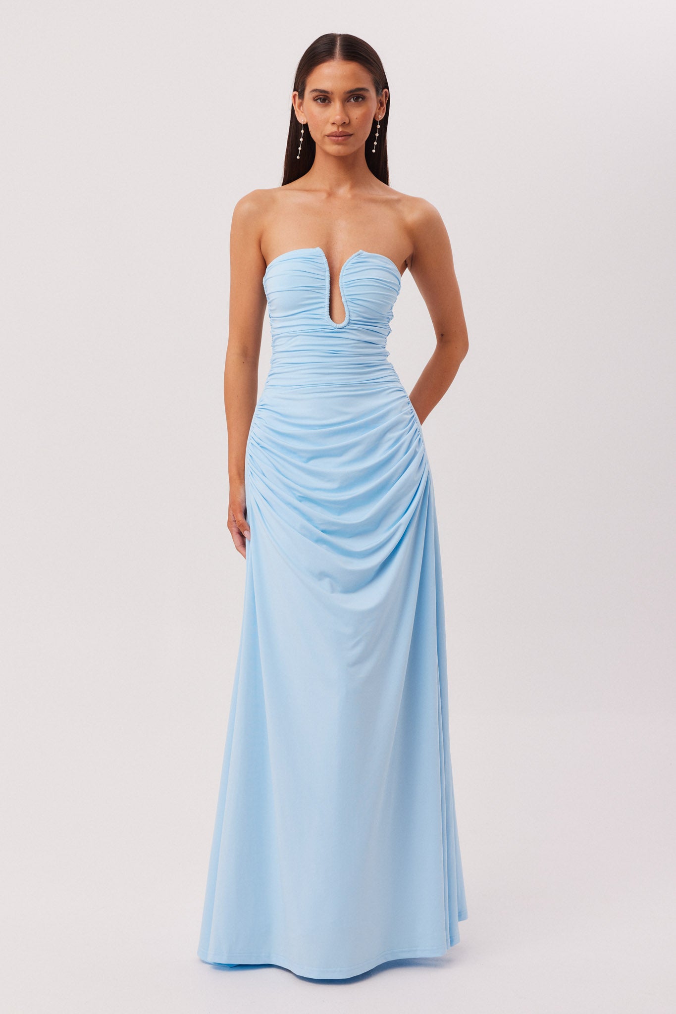 LILANA MAXI DRESS BLUE / S