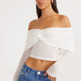 MADRID OFF SHOULDER TOP