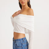 MADRID OFF SHOULDER TOP