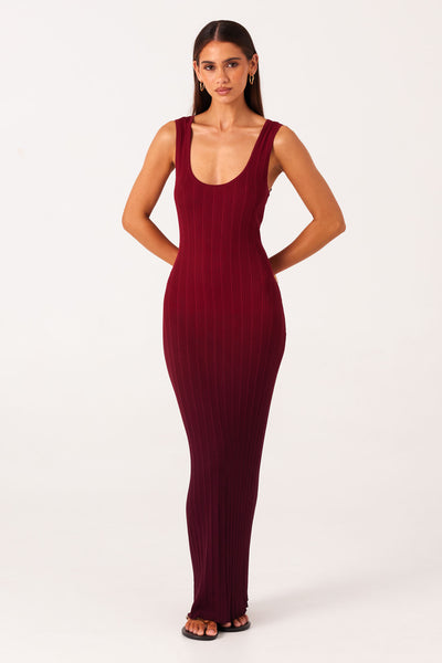Odessa Maxi Dress Plum Ombre / Xs