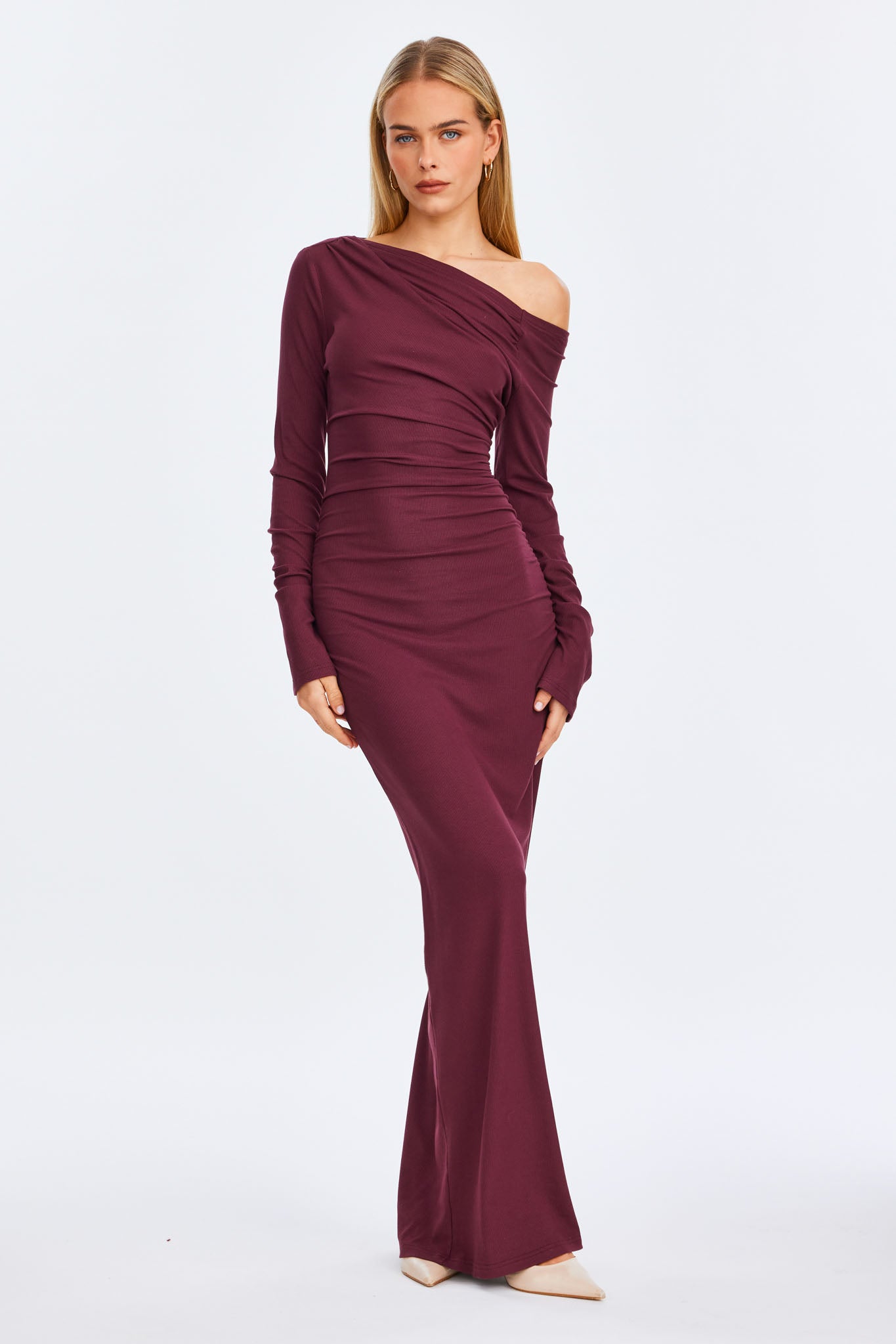Reyna Maxi Dress Wine / 2XL Reyna Maxi Dress Wine / 2XL