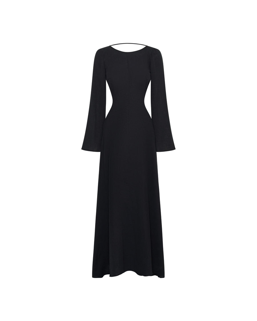 DAHLIA MAXI DRESS - BLACK – SNDYS US